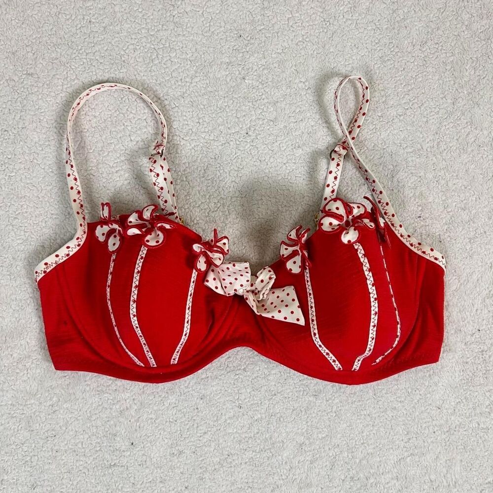 90s Betsey Johnson Pin-up Swim Top